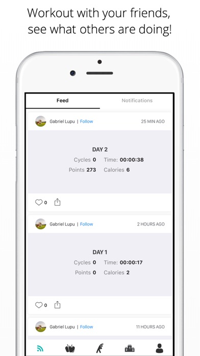 Screenshot #2 pour Calisthenics Challenge Trainer