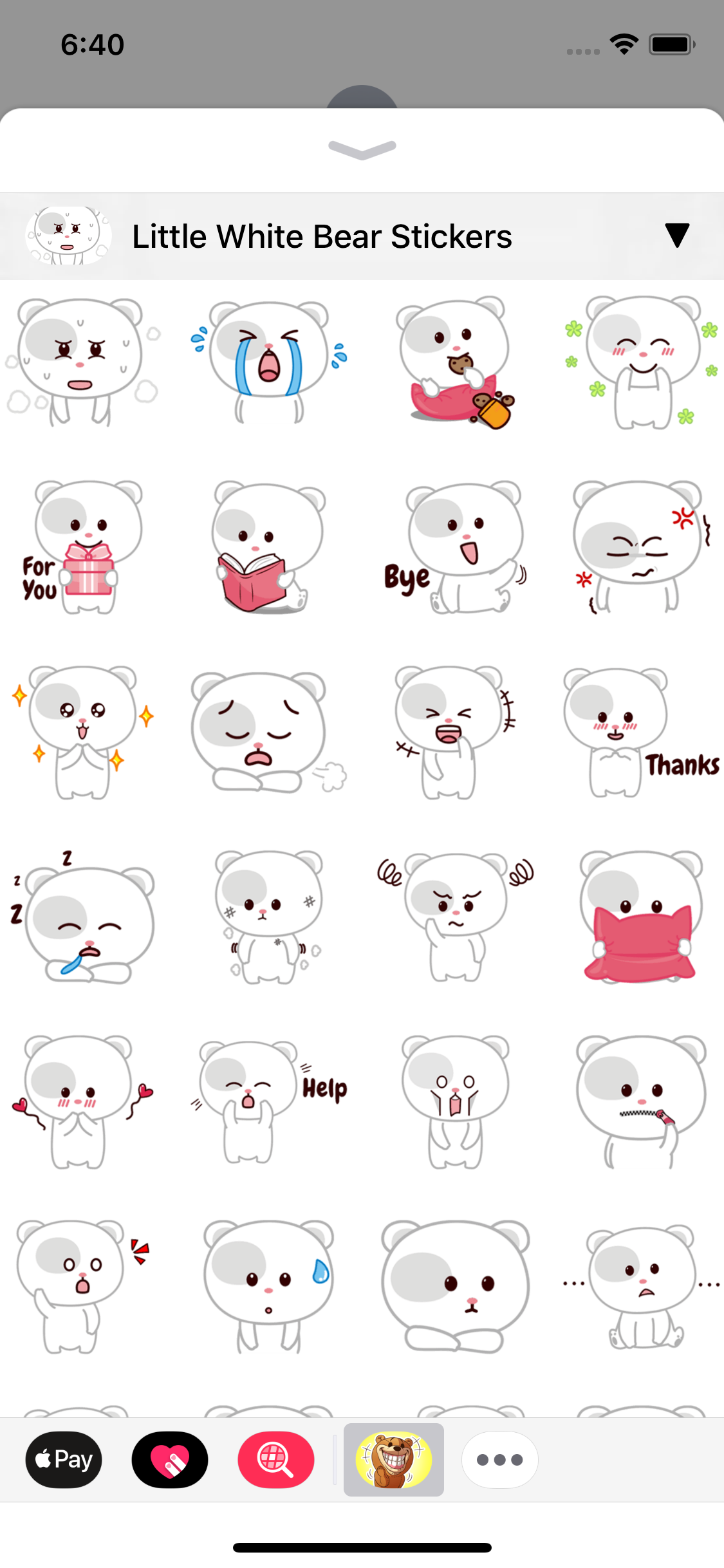 Bear Stickers: Cute Emojis screenshot 4