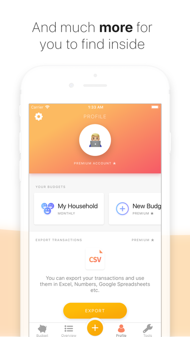 Buddy: Budget Planner App Screenshot