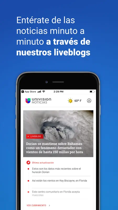 Univision Noticias screenshot 4 of 7