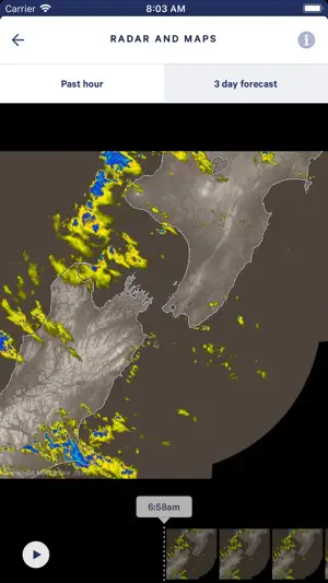MetService screenshot 4