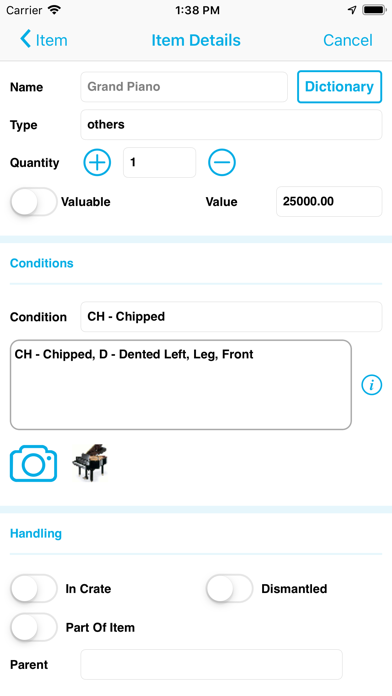 Voxme Inventory Screenshot