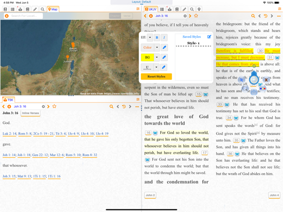 iBible-Study HD (iBS) iPad screenshot 4 - Reference app