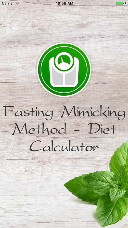 Fasting Mimicking Calculator