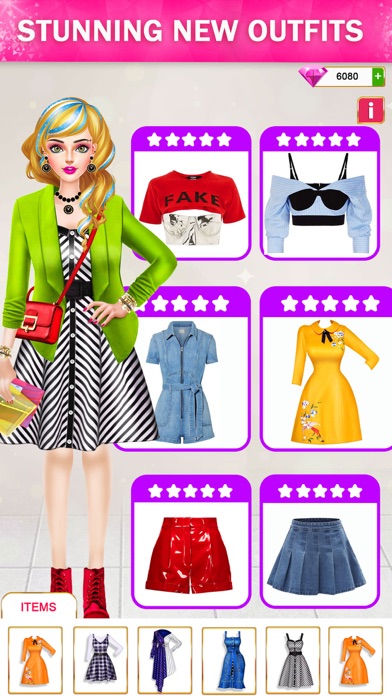 College Girls Fashion Dress Up Screenshot