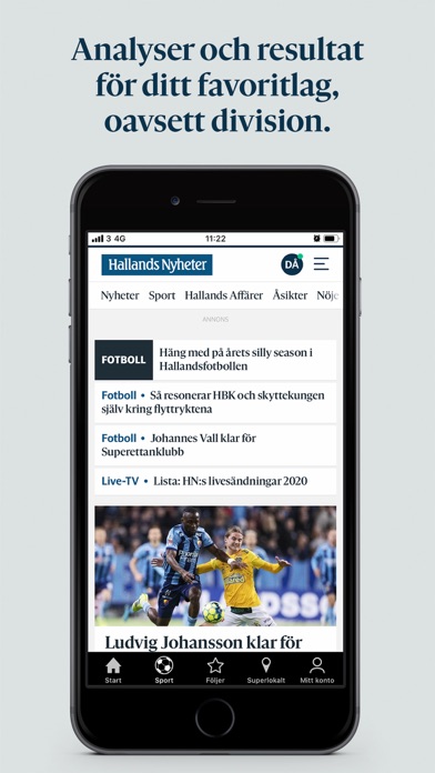 Hallands Nyheter Screenshot