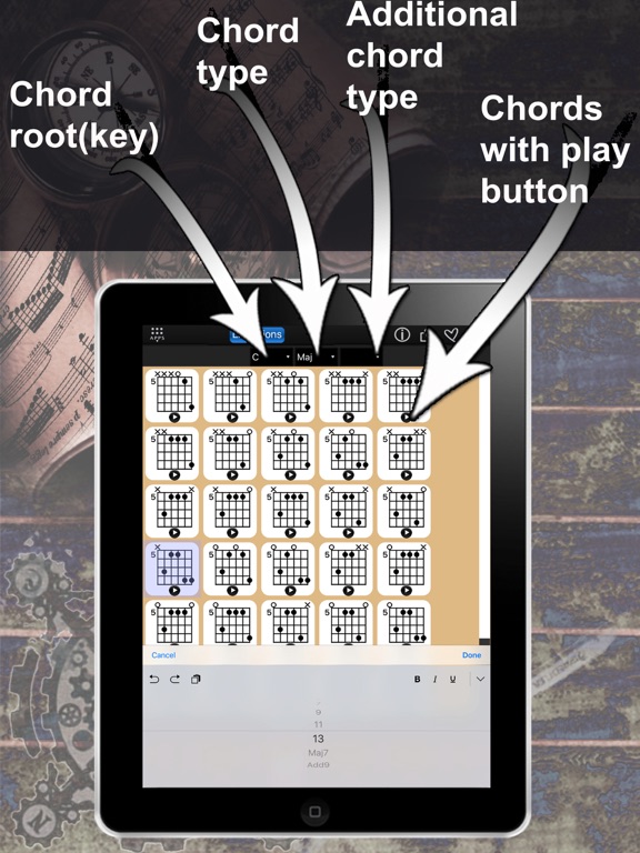 Screenshot #6 pour Guitar Chords Compass Lite