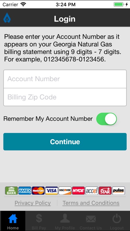 Georgia Natural Gas Payments