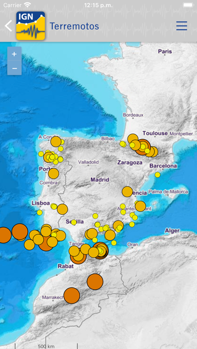 Screenshot #3 pour IGN Terremotos