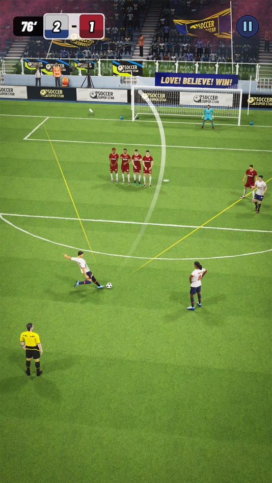 #1. Soccer Superstar (iOS) By: Real Free Soccer