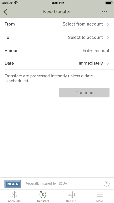 Olive View FCU iPhone screenshot 5 - Finance app
