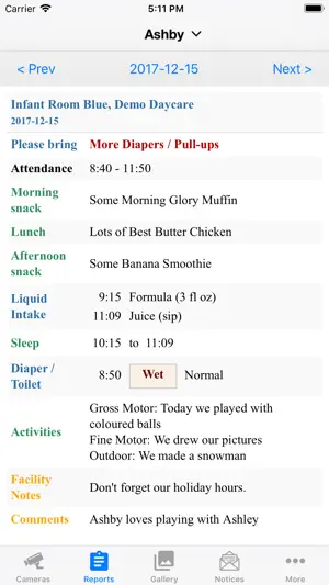 DaycareWebWatch screenshot 2