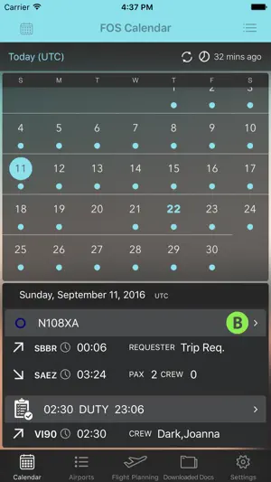 ARINC FOS screenshot 2