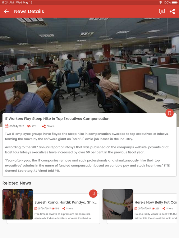 NewsAppPros iPad screenshot 5 - News app