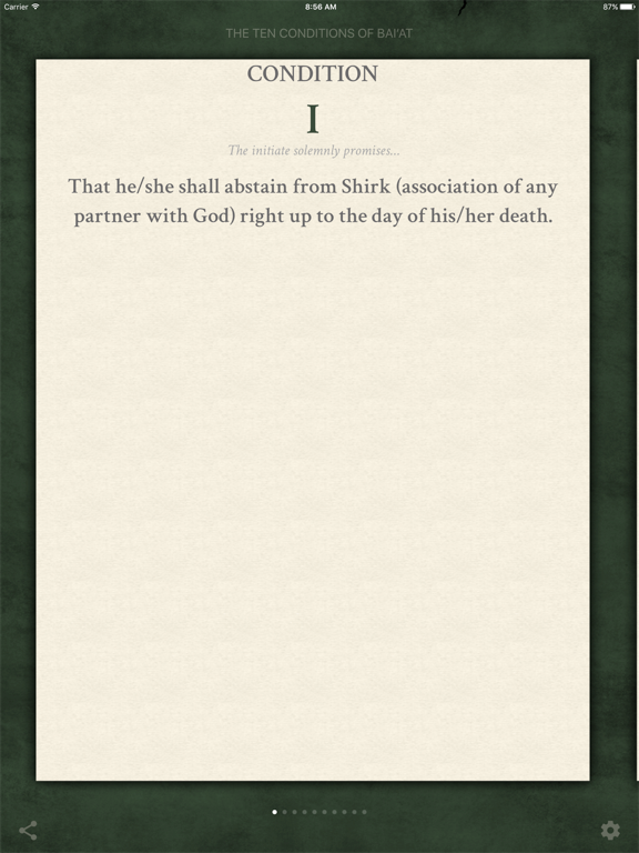 Screenshot #4 pour The Ten Conditions of Bai'at