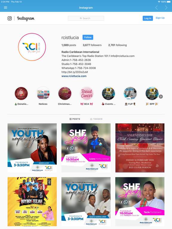 Radio Caribbean International iPad screenshot 7 - Music app