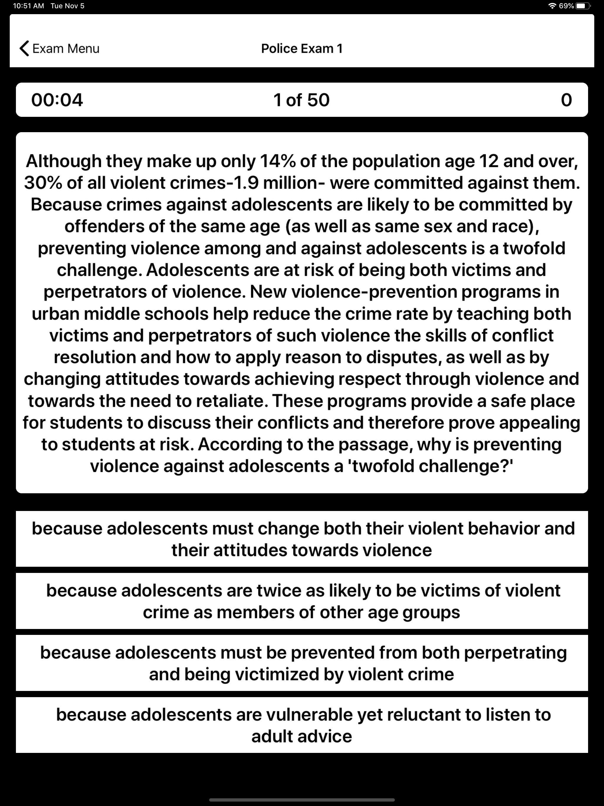 Police Exam Prep 2025-2026