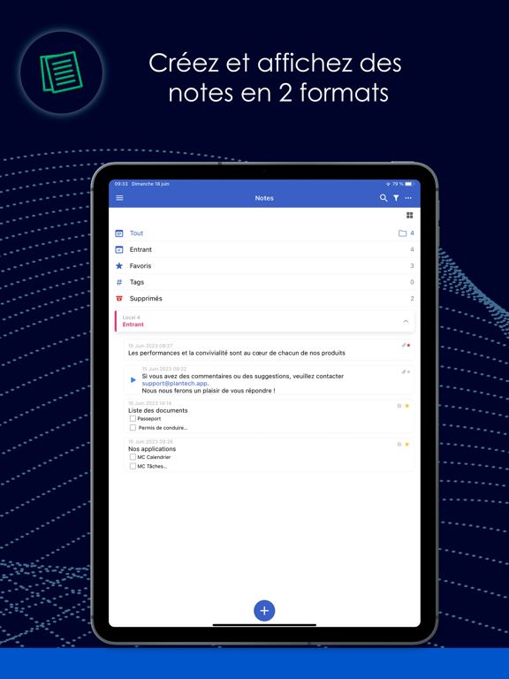 Screenshot #6 pour Notes - Note, Memo, Dessin