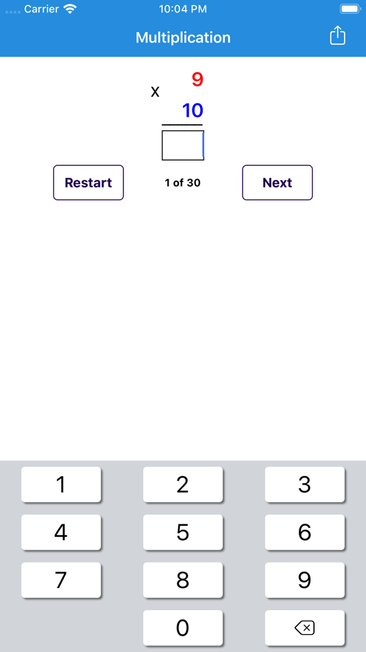 The Mighty Minute, Multiply L1 (iOS) 由: PiPlusI Incorporated The Mighty Minute, Multiply L1 (iOS) 由: PiPlusI Incorporated