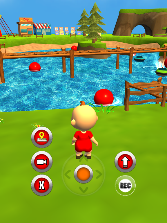 Baby Babsy Amusement Park 3D iPad screenshot