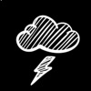 Dark Storm in the Sky: Weather icon