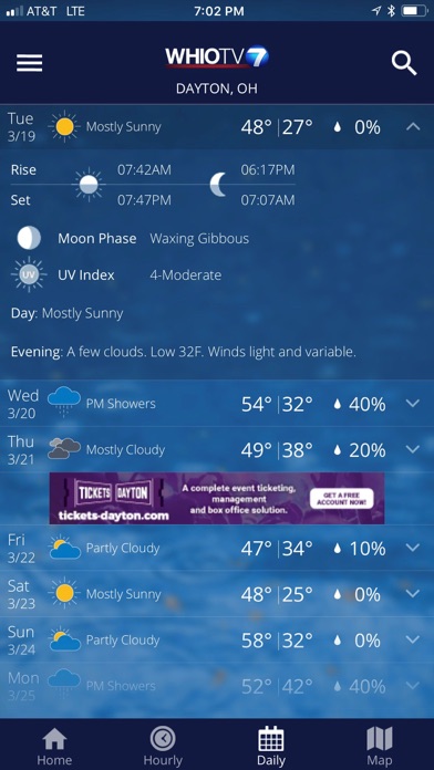 WHIO Weather Screenshot
