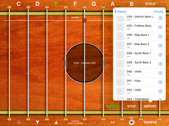 harpSampler iPad app afbeelding 4