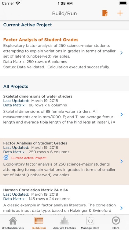 iFactorAnalysis™ Pro