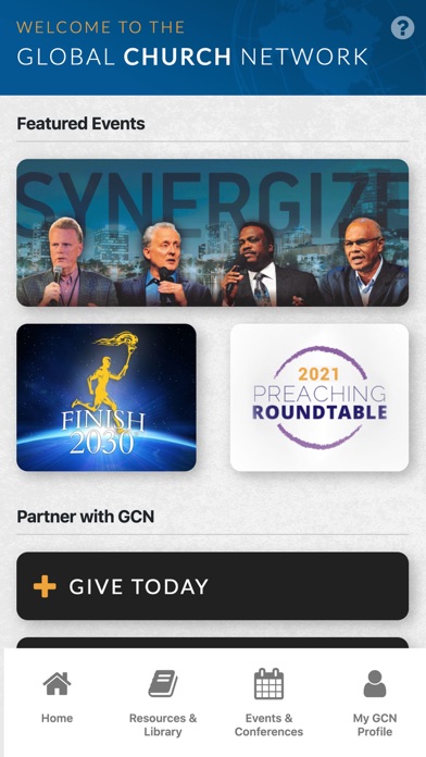 The Global Church Network Screenshot