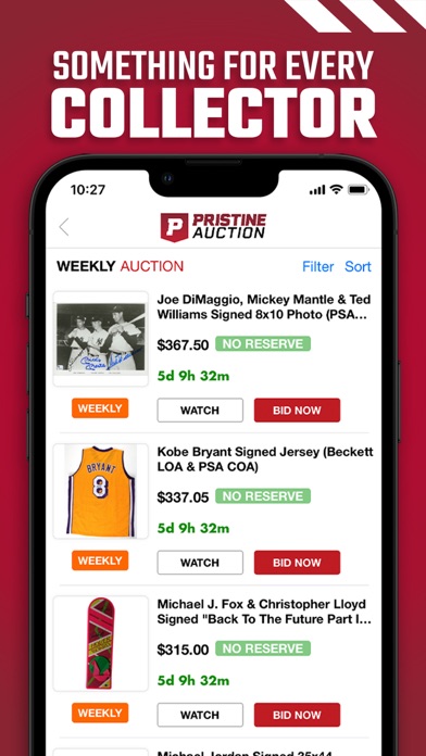 Pristine Auction Screenshot