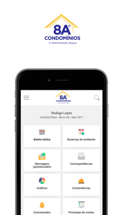8A app screenshot