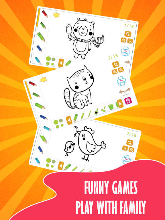 Screenshot #4 pour Color & Draw Animals HD