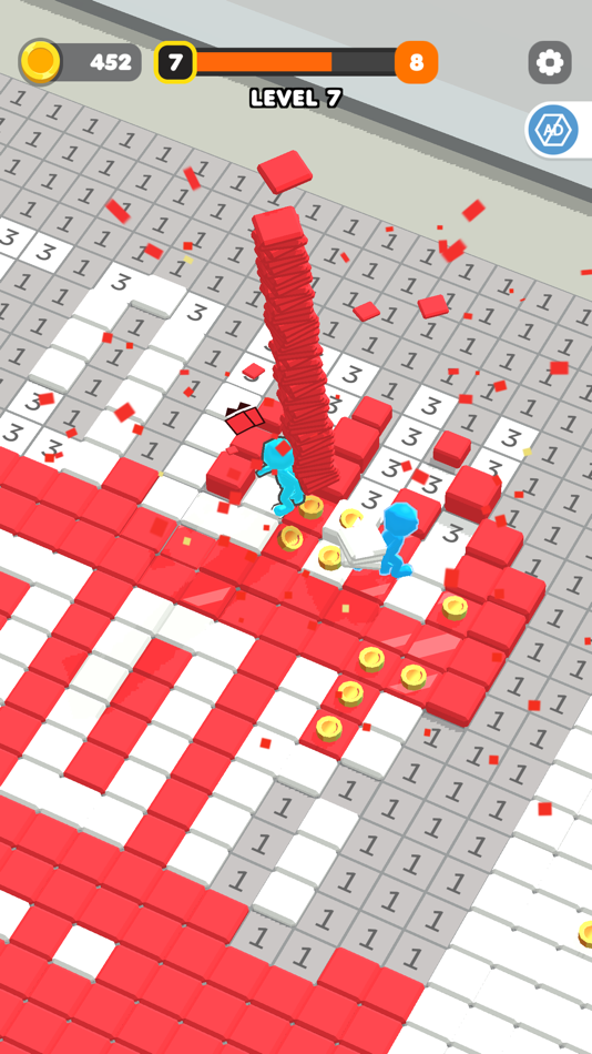 #6. Tile Craft 3D - Pixel Paint (iOS) 由: UNIT5