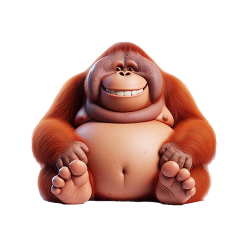 Fat Orangutan Stickers icon