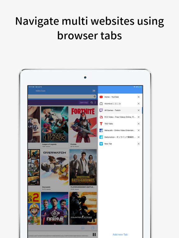 Video Stream for Chromecast iPad screenshot 4 - Utilities app