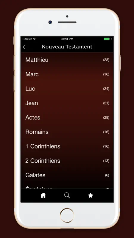 La Sainte Bible - français screenshot 2 of 5