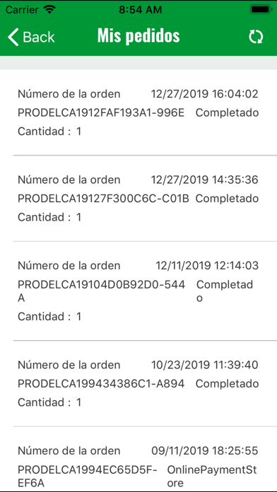 App screenshot