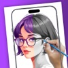 AR Drawing: Sketch Trace Paint app icon - Graphics & Design app for iPhone