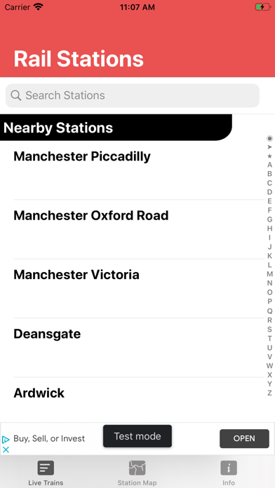 Train Times - Station Boards iPhone screenshot 2 - Travel app