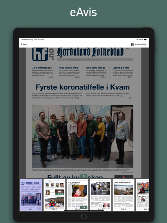 Screenshot #6 pour Hordaland Folkeblad