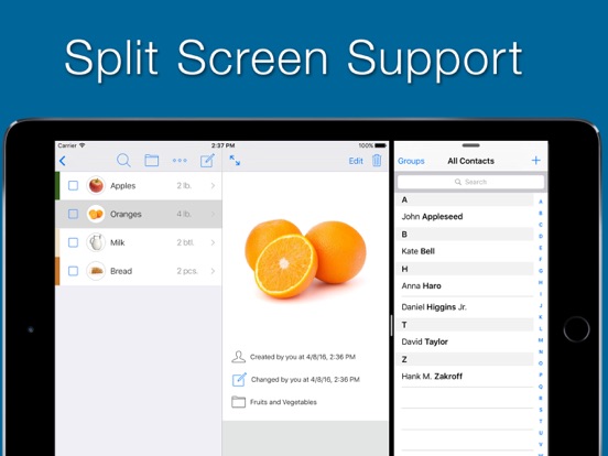 Shopping Share - Grocery list iPad screenshot 5 - Shopping app