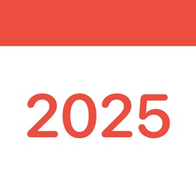 Red Calendar 2025
