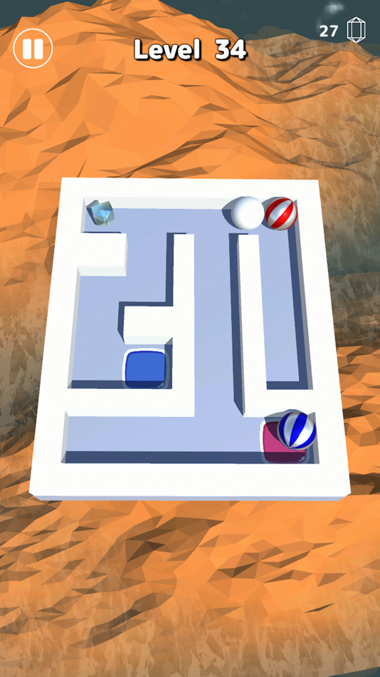 #3. TwoBalls - Swipe Ball Game (iOS) 由: TOSHIYUKI MATSUBARA