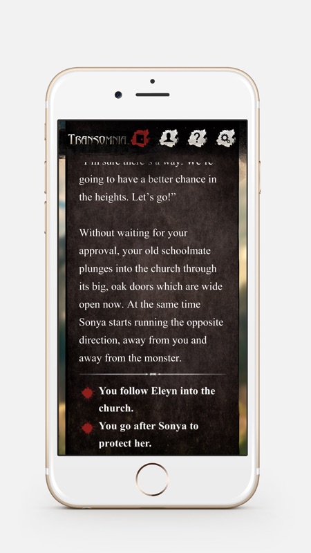 Transomnia Horror Gamebook screenshot 4