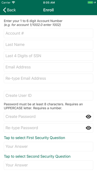 Stewart's Federal Credit Union Screenshot