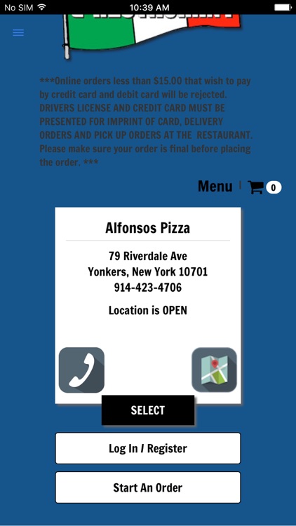 Alfonsos Pizza
