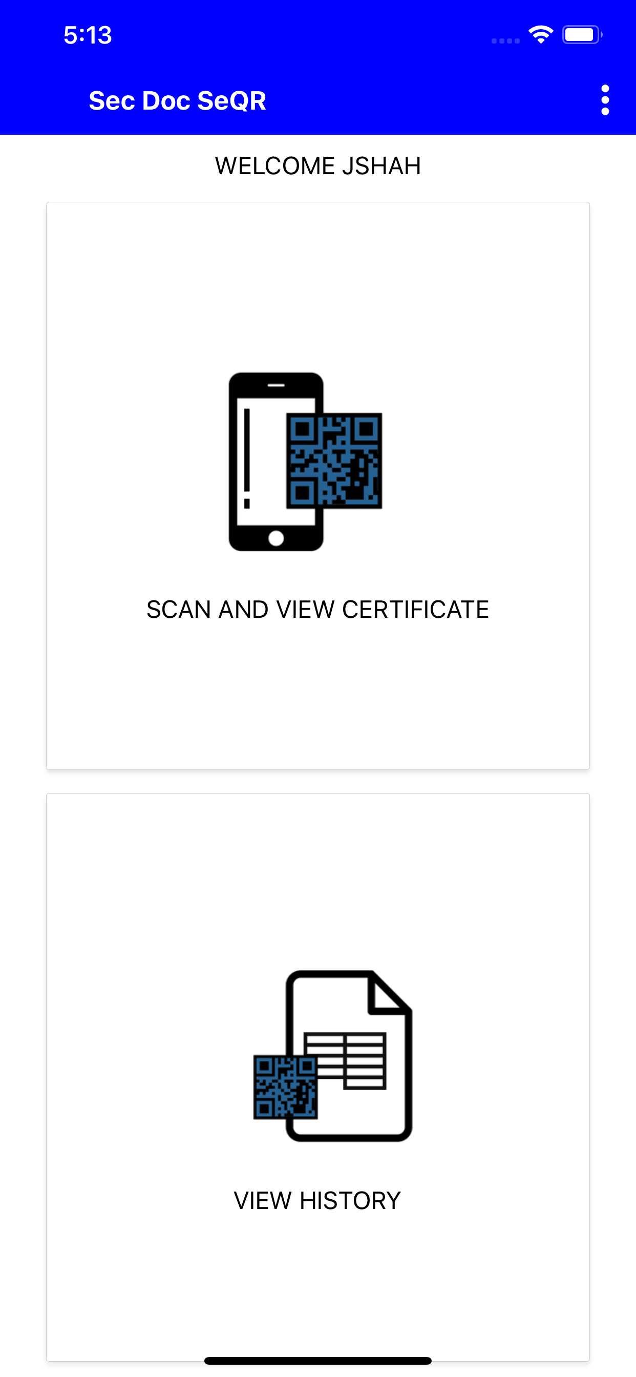 Sec Doc SeQR Scan screenshot 3