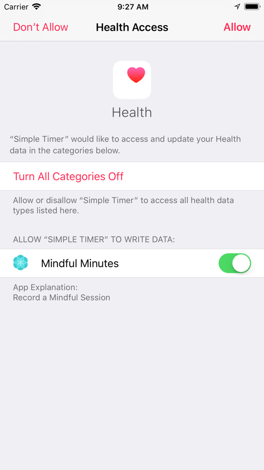 #4. Simple Meditation Timer (iOS) 由: Never Can Tell