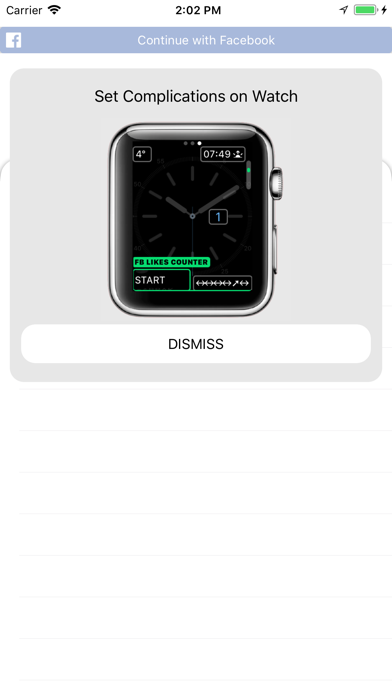 Screenshot #1 pour Likes Counter for Watch
