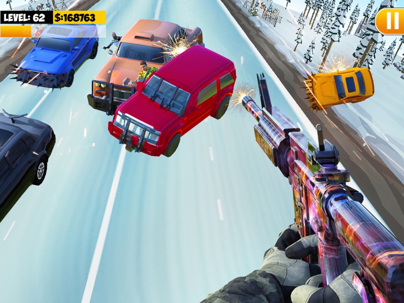 Juego de disparos de coches screenshot 8